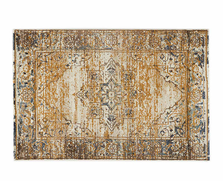 ラグ 190×240cm ウィルトン織り 約12万6千ノット エジプト製 オリエンタル柄 メダリオン柄 おしゃれ ラグ ラグマット カーペット(代引不可)