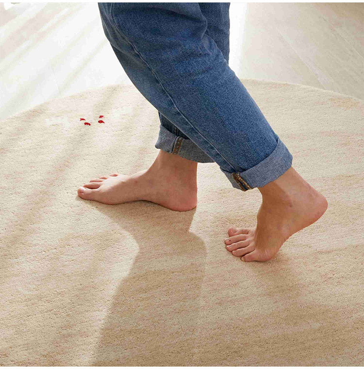 ギャベ ギャッベ ラグマット パステルカラー 120cm 円形 インド製 手織りギャッベ ウール100% 防炎ラベル付き 可愛い かわいい おしゃれ ラグ ラグマット カーペット(代引不可)