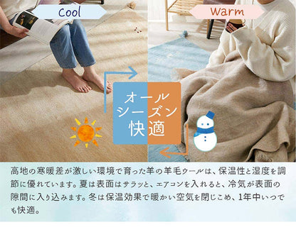 ギャベ ギャッベ ラグマット パステルカラー 120cm 円形 インド製 手織りギャッベ ウール100% 防炎ラベル付き 可愛い かわいい おしゃれ ラグ ラグマット カーペット(代引不可)