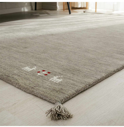 ギャベ ギャッベ ラグマット パステルカラー 120×180cm インド製 手織りギャッベ ウール100% 防炎ラベル付き 可愛い かわいい おしゃれ ラグ ラグマット カーペット(代引不可)