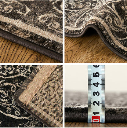 玄関マット 50×80cm ウィルトン織り 約60万ノット エジプト製 オリエンタル柄 おしゃれ ラグ ラグマット カーペット(代引不可)