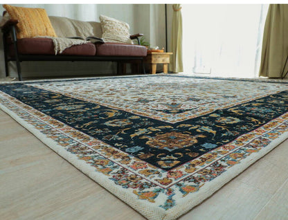 ラグ 200×200cm ゴブラン柄 シェニール風 デザインラグ 滑り止め ラグマット カーペット 絨毯 おしゃれ(代引不可)