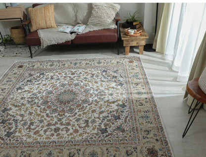 ラグ 200×200cm ゴブラン柄 シェニール風 デザインラグ 滑り止め ラグマット カーペット 絨毯 おしゃれ(代引不可)