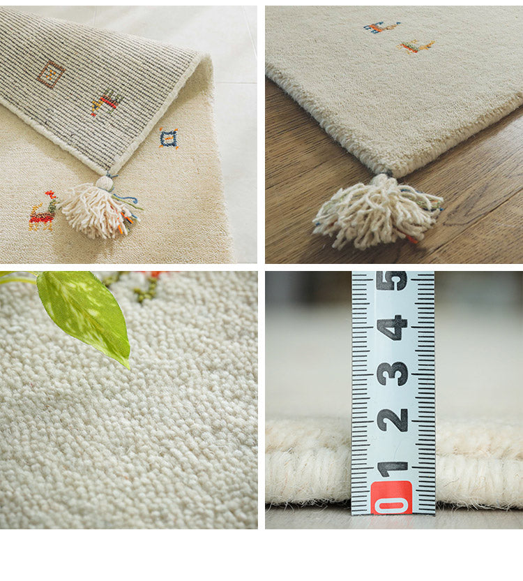 ギャベ ギャッベ ラグマット 190×240cm インド製 手織りギャッベ ウール100% 防炎ラベル付き おしゃれ ラグ ラグマット カーペット(代引不可)