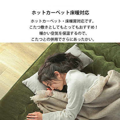 あったか極厚6層ラグ 190×240cm 全厚40mm 滑り止め こたつ敷き 蓄熱 保温 撥水 はっ水 防音 ホットカーペット対応 冬用(代引不可)
