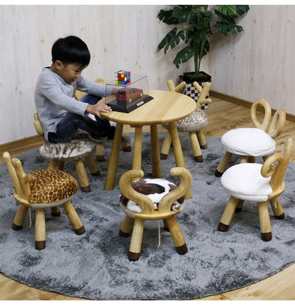 アニマルチェアー 幅28cm キリン ねずみ バンビ トナカイ うさぎ ひつじ うし かわいい おしゃれ 癒し 子供 プレゼント 誕生日(代引不可)