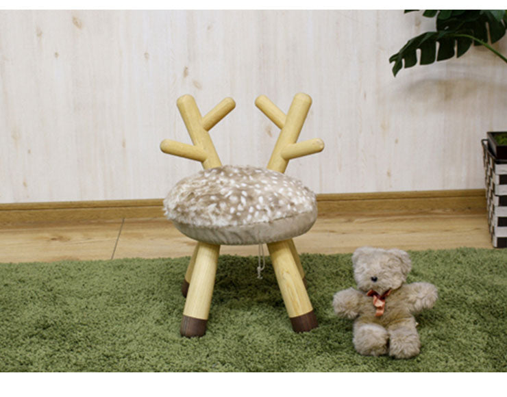 アニマルチェアー 幅28cm キリン ねずみ バンビ トナカイ うさぎ ひつじ うし かわいい おしゃれ 癒し 子供 プレゼント 誕生日(代引不可)