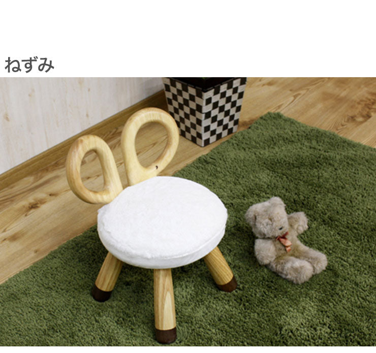 アニマルチェアー 幅28cm キリン ねずみ バンビ トナカイ うさぎ ひつじ うし かわいい おしゃれ 癒し 子供 プレゼント 誕生日(代引不可)