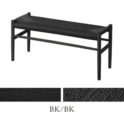 北欧デザインベンチ ノルディックベンチ 幅100 ペーパーコード ピーチ材 アウトレット品 デザインスツール ダイニングベンチ 玄関ベンチ 木製 北欧 椅子 イス チェア おしゃれ(代引不可)