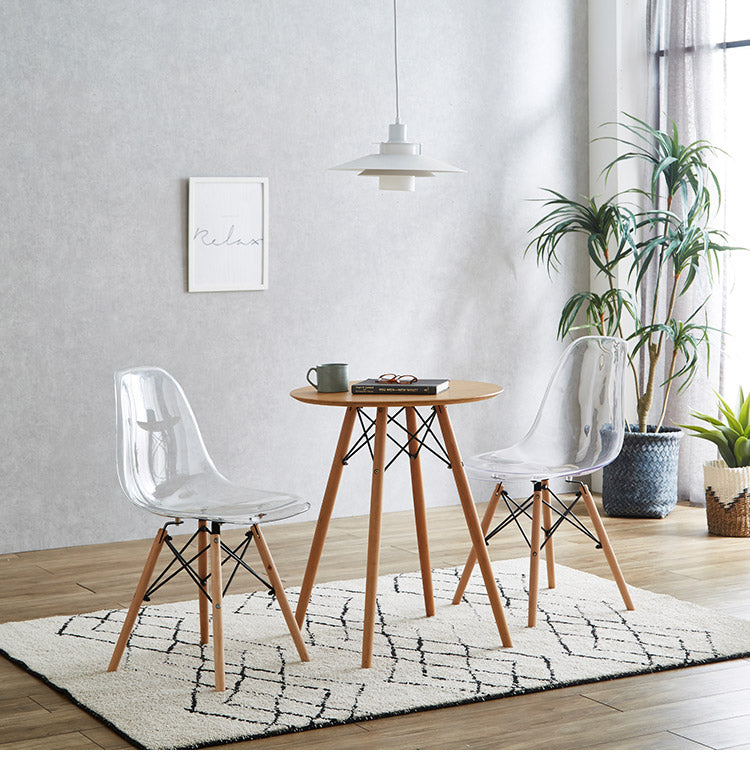 イームズチェア クリアチェア リプロダクト 1脚 リプロダクト 透明 椅子 イス チェア チェアー デザインチェア 北欧 シンプル ダイニングチェア デスクチェア おしゃれ(代引不可)