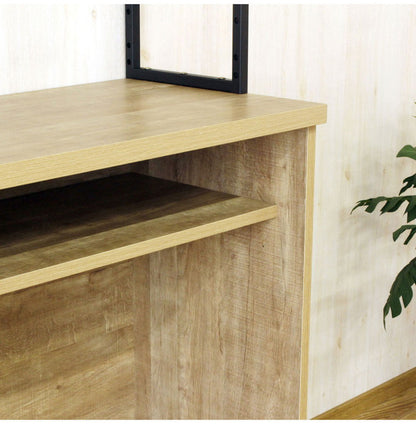 日本製 食器棚 レンジ台 幅90 ゴミ箱 収納 ごみ箱上ラック 国産 大川家具 キッチンボード 引戸 キッチンラック レンジラック 収納棚 キッチン収納 ゴミ箱ラック おしゃれ(代引不可)