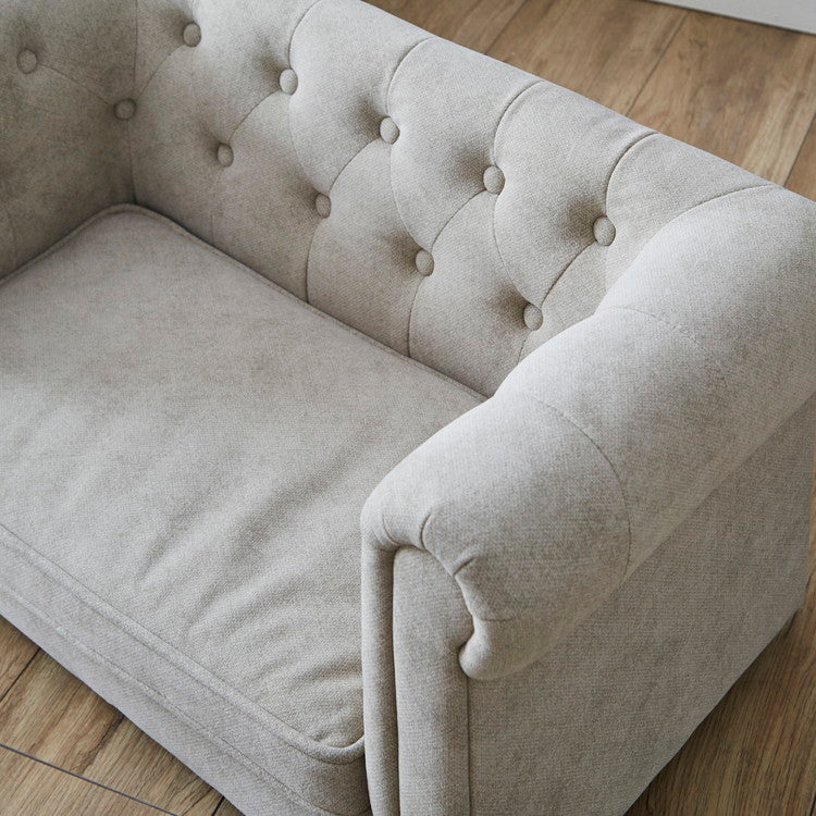 ペット用 猫 犬 ミニソファ 引っかき耐性 はっ水生地 グレー チェスターフィールド風ソファ ペットソファ ペット用ソファ ペット 家具 ペット用家具 おしゃれ(代引不可)