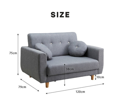 ソファーベッド 3way 2人掛け 肘付き 折りたたみ ソファベッド ローソファー カウチソファー コンパクト フロアソファー 2P ごろ寝 クッション付き 北欧 おしゃれ 一人暮らし ワンルーム 来客用(代引不可)