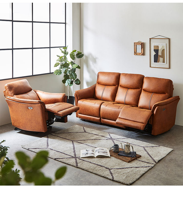 電動リクライニングソファ 1人掛け 引っかきキズに強い ファブリックレザー生地 一人掛け 1P 電動モーションソファー 電動ソファ おしゃれ(代引不可)