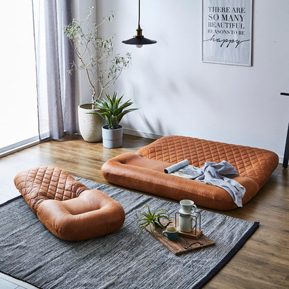 座椅子 1人掛け ハイバック フロアソファ ポケットコイル 引っかき傷に強い レザーファブリック リクライニング 1P シンプル おしゃれ(代引不可)