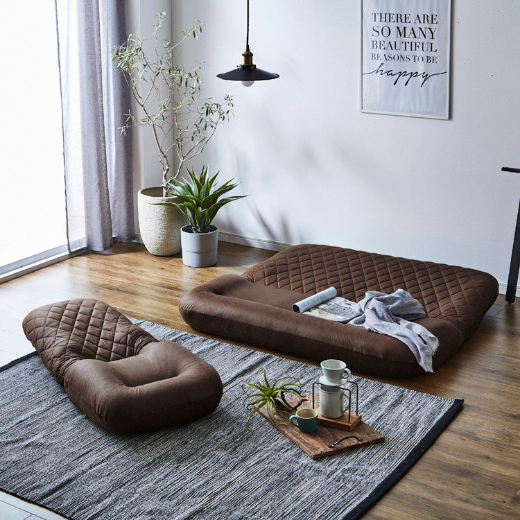 座椅子 1人掛け ハイバック フロアソファ ポケットコイル 引っかき傷に強い レザーファブリック リクライニング 1P シンプル おしゃれ(代引不可)