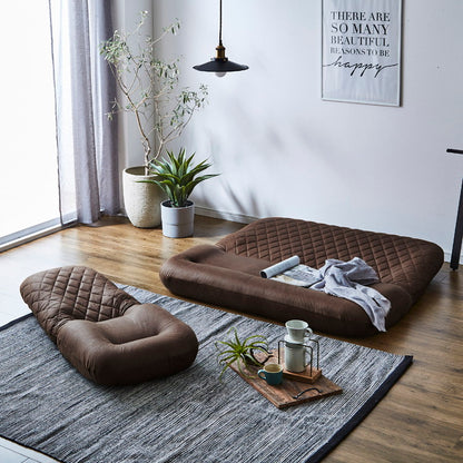 座椅子 2人掛け ハイバック フロアソファ ポケットコイル 引っかき傷に強い レザーファブリック リクライニング 2P シンプル おしゃれ(代引不可)