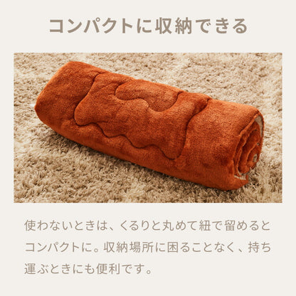 岩盤浴のようなごろ寝長座布団 ごろ寝マット 70×170cm 岩盤浴 FLAME YARN ごろ寝 座布団 長座布団 マットレス クッション 寝具 インテリア 北欧 かわいい シンプル あったか コンパクト 収納 冬