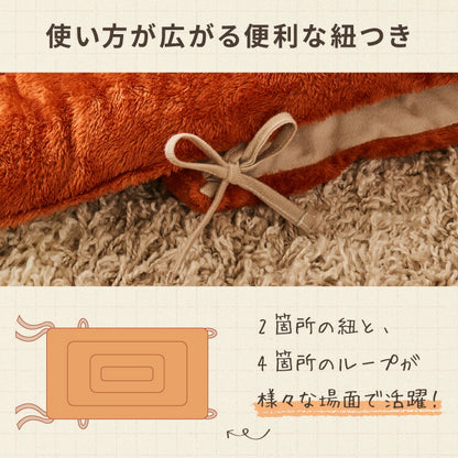 岩盤浴のようなごろ寝長座布団 ごろ寝マット 70×170cm 岩盤浴 FLAME YARN ごろ寝 座布団 長座布団 マットレス クッション 寝具 インテリア 北欧 かわいい シンプル あったか コンパクト 収納 冬