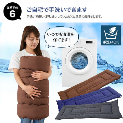 ごろ寝マット 洗える 手洗い 60×180cm 厚さ6cm ピーチスキン加工 折りたたみ 収納 リラックス ごろ寝 のんびり 昼寝 ストレッチ ごろ寝長座布団 ごろ寝座布団(代引不可)