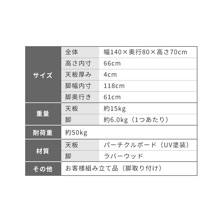 厚み4cmある ダイニングテーブル 140×80cm ハの字脚B 単品 4人掛け 140cm テーブル 黒脚 ダイニングテーブル 長方形 ダイニング テーブル 4人用 木製 北欧 モダン 食卓テーブル 北欧 ヴィンテージ(代引不可)【送料無料】