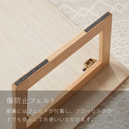 折りたたみテーブル 幅90 奥行50 フレーム脚 折りたたみセンターテーブル ローテーブル 折りたたみ テーブル 天然木 木目 90×50cm 折りたたみデスク デスク センターテーブル リビングテーブ