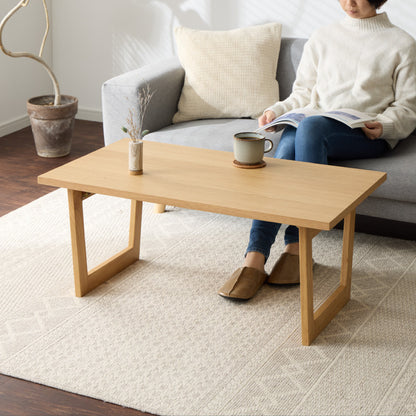 折りたたみテーブル 幅90 奥行50 フレーム脚 折りたたみセンターテーブル ローテーブル 折りたたみ テーブル 天然木 木目 90×50cm 折りたたみデスク デスク センターテーブル リビングテーブ