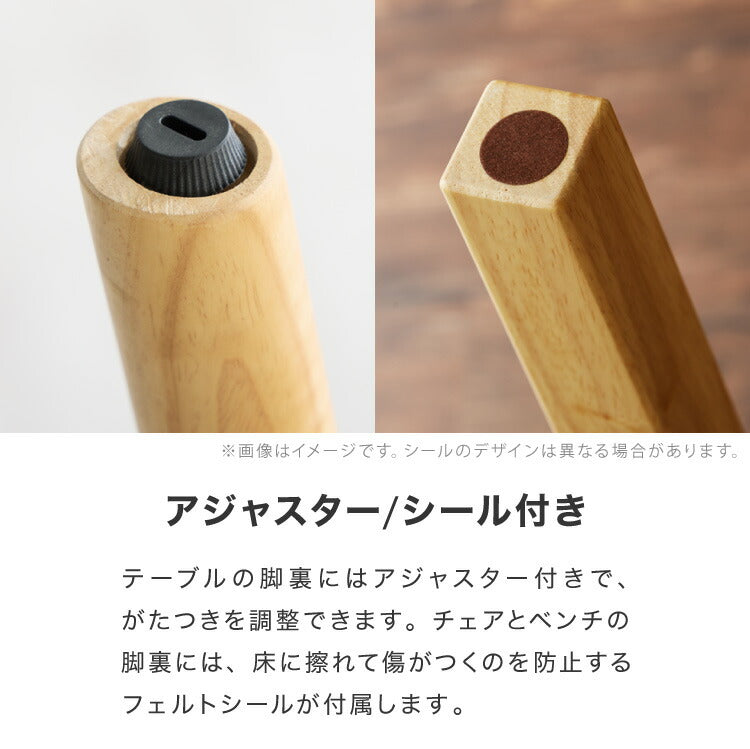 カフェ風 ダイニング4点セット 4人掛け 120×75cm ダイニングチェア ウィンザーチェア 天然木 オーク突板 ダイニング テーブル カフェテーブル ダイニングチェアー ナチュラル 木製 北欧(代引不可)