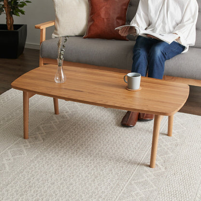 センターテーブル オーク集合材 折りたたみテーブル テーブル ローテーブル リビングテーブル カフェ 北欧 西海岸 木製 ヴィンテージ table おしゃれ 無垢 アイアン レトロ モダン カフェテーブル(代引不可)