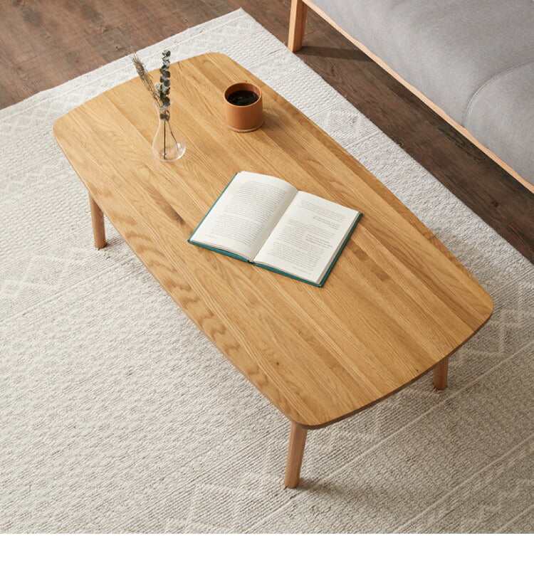 センターテーブル オーク集合材 折りたたみテーブル テーブル ローテーブル リビングテーブル カフェ 北欧 西海岸 木製 ヴィンテージ table おしゃれ 無垢 アイアン レトロ モダン カフェテーブル(代引不可)