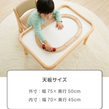 折りたたみ プレイテーブル 75×50cm 折りたたみテーブル 子供 子ども テーブル ローテーブル 省スペース 折りたたみ可能 遊び おもちゃ お絵描き 玩具 木製テーブル 室内遊び 室内用テーブル babynug