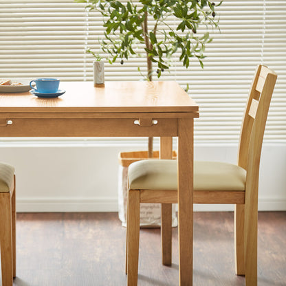 伸縮 ダイニングテーブル 80cm 100cm 120cm×80cm 単品 2人掛け 4人掛け 天然木 オーク 伸縮式ダイニングテーブル ダイニング テーブル カフェテーブル 食卓テーブル デスク 木製 おしゃれ