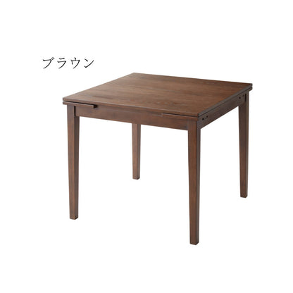 伸縮 ダイニングテーブル 80cm 100cm 120cm×80cm 単品 2人掛け 4人掛け 天然木 オーク 伸縮式ダイニングテーブル ダイニング テーブル カフェテーブル 食卓テーブル デスク 木製 おしゃれ