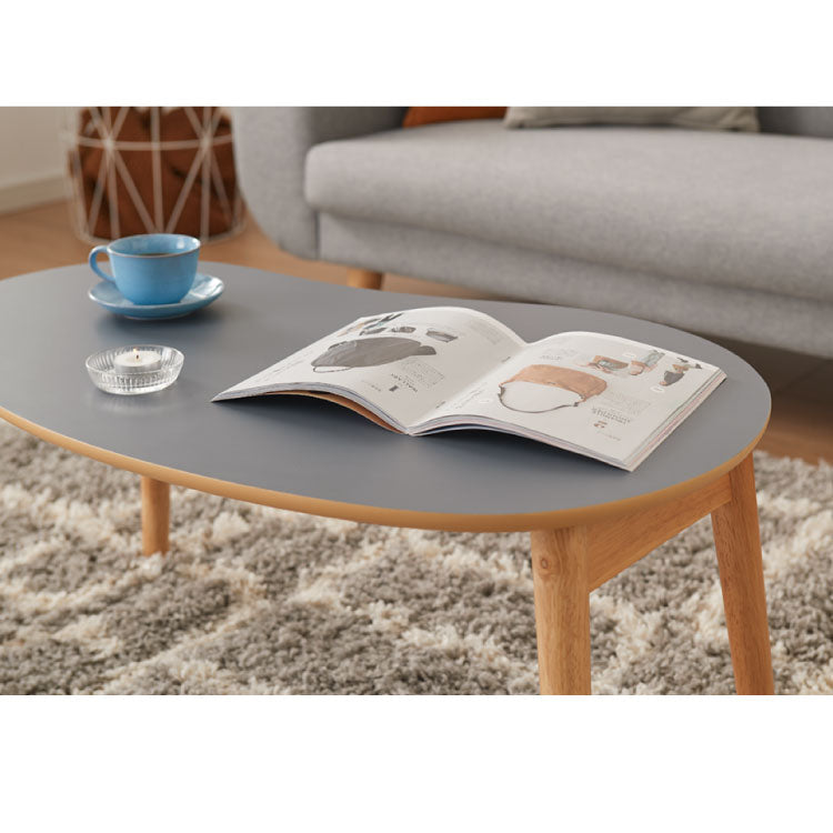 センターテーブル 折りたたみ ビーンズ型センターテーブル 80×50cm メラミン天板 天然木 幅80 ローテーブル テーブル 机 折り畳み 天然木 一人暮らし 新生活 リビング 食事 作業 おしゃれ 北欧