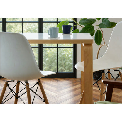 ダイニングテーブル 合板脚 デザインダイニングテーブル 120×75cm 韓国インテリア 単品 4人掛け 幅120 奥行75 リビング ダイニング パソコンデスク つくえ 机 デスク テーブル