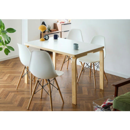 ダイニングテーブル 合板脚 デザインダイニングテーブル 120×75cm 韓国インテリア 単品 4人掛け 幅120 奥行75 リビング ダイニング パソコンデスク つくえ 机 デスク テーブル