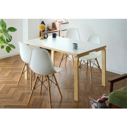ダイニングテーブル 合板脚 デザインダイニングテーブル 140×80cm 韓国インテリア 単品 4人掛け 幅140 奥行80 リビング ダイニング パソコンデスク つくえ 机 デスク テーブル