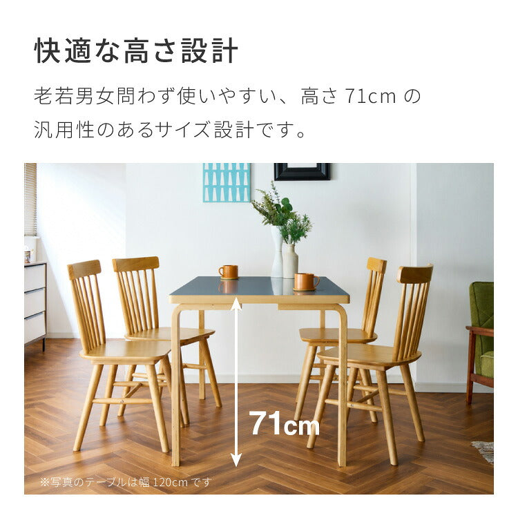ダイニングテーブル 合板脚 デザインダイニングテーブル 80×60cm 韓国インテリア 単品 2人掛け 幅80 奥行60 リビング ダイニング パソコンデスク つくえ 机 デスク テーブル