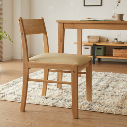 ダイニングチェア 2脚セット リース 背もたれ 木製 イス チェア 天然木 おしゃれ ダイニング チェア チェアー 2点セット 肘なし 肘無し 食卓椅子 2脚