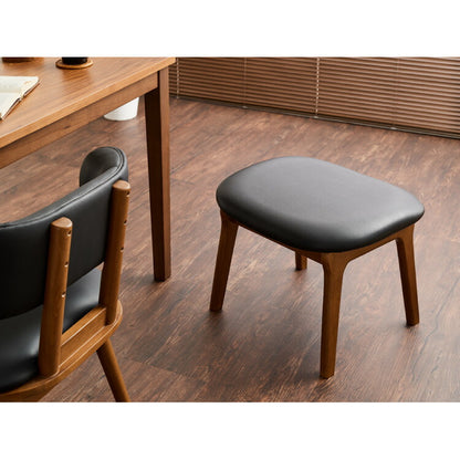 座面高39cm ゆったりダイニングスツール 幅55cm オットマン スツール ダイニングチェア ロータイプ 天然木 ダイニング チェア パーソナルチェア 椅子 いす イス シンプル おしゃれ 一人掛け 足置き