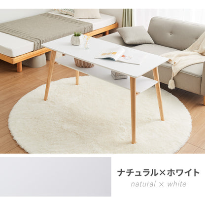 折りたたみ 棚付き ソファテーブル 高さ60cm 110×50cm ローテーブル おしゃれ 北欧 シンプル ナチュラル センターテーブル ソファテーブル テーブル 大理石 石目調 机 折り畳み 収納付き 天然木