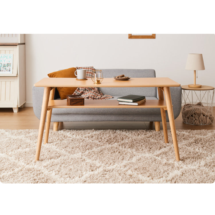 折りたたみ 棚付き ソファテーブル 高さ60cm 110×50cm ローテーブル おしゃれ 北欧 シンプル ナチュラル センターテーブル ソファテーブル テーブル 大理石 石目調 机 折り畳み 収納付き 天然木