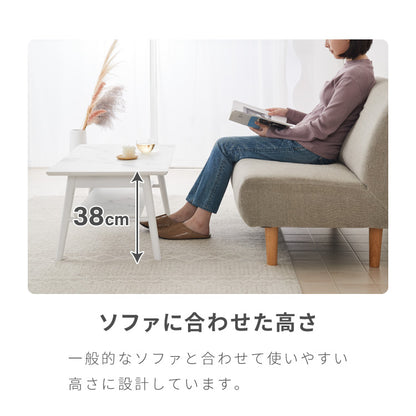 【5%OFF】折りたたみ 棚付き センターテーブル 90×50cm ローテーブル おしゃれ 北欧 シンプル ナチュラル センターテーブル ソファテーブル テーブル 大理石 石目調 机 折り畳み 収納付き 天然木 完成品 木製【送料無料】