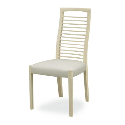 ダイニングチェア 単品 チェア 椅子 いす 合皮 ホワイト 白 PVC おしゃれ モダン 北欧 シンプル 背もたれ インテリア(代引不可)