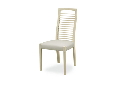 ダイニングチェア 単品 チェア 椅子 いす 合皮 ホワイト 白 PVC おしゃれ モダン 北欧 シンプル 背もたれ インテリア(代引不可)