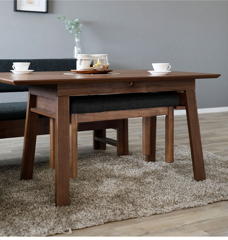 ダイニングセット 3点セット 130cm伸長テーブル 130cm伸長チェア 80cmベンチ リビング ダイニング ダイニングテーブル ダイニングチェア おしゃれ 新生活(代引不可)