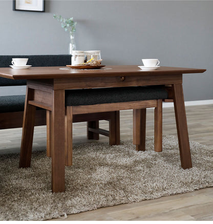 ダイニングセット 3点セット 130cm伸長テーブル 130cm伸長チェア 80cmベンチ リビング ダイニング ダイニングテーブル ダイニングチェア おしゃれ 新生活(代引不可)