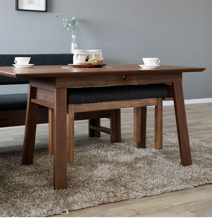 ダイニングセット 4点セット 130cm伸長テーブル 130cm伸長チェア 140cmカウチ 80cmベンチ リビング ダイニングテーブル ダイニングチェア おしゃれ 新生活(代引不可)