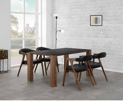 ダイニングテーブル 幅150×奥行90cm 木製 テーブル セラミック 高級感 天板 デスク 机 リビングテーブル ダイニングテーブル ブラウン ローテーブル 在宅勤務 リモートワーク(代引不可)