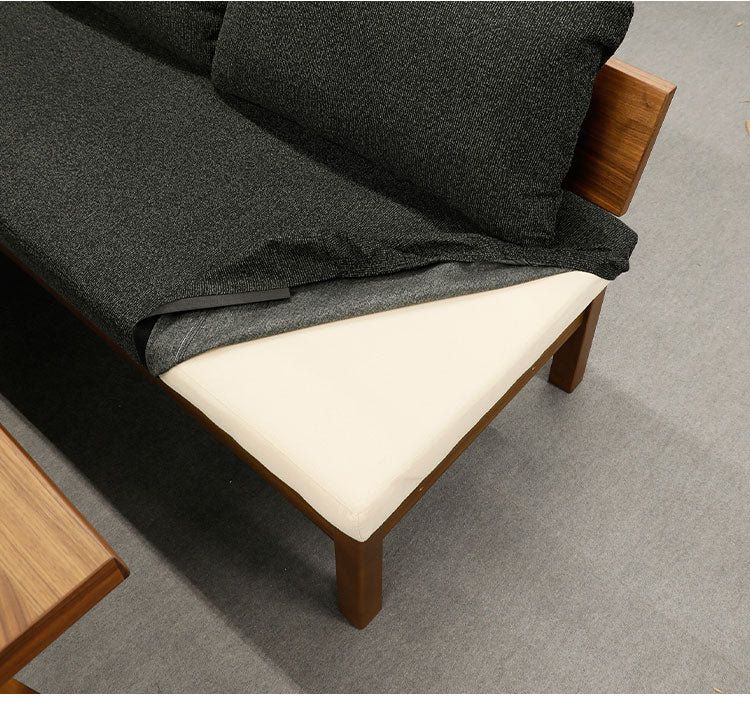 ダイニングチェア 幅150cm 背もたれ付き 座面高42cm 木脚 ファブリック 木製 北欧 おしゃれ ミディアムブラウン ライトブラウン 食卓椅子 リビング ダイニング 椅子 チェア(代引不可)